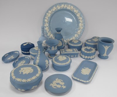 Lot 1194 - Wedgwood Jasper Ware Trinkets, mainly in...