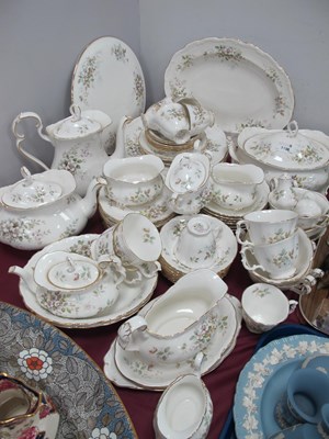 Lot 1196 - Royal Albert 'Haworth' Table Ware of approx 87...