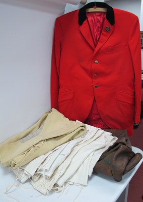 Lot 1445 - Country Pursuits Clothes Caldene Jodhpurs red...