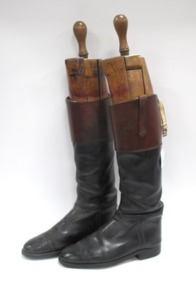 Lot 1321 - A Pair of Leather Riding Boots, size unknown,...