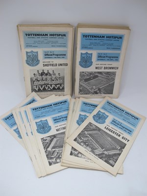Lot 578 - Tottenham Hotspur Home Programmes 1966-67 (x...