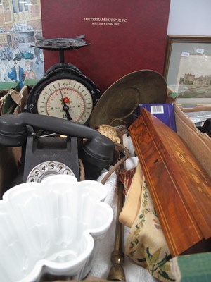 Lot 1008 - Anvil Telephone, scales, Tottenham Hotspur...