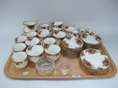 Lot 1236 - Royal Albert Old Country Roses, Tea Service:-...