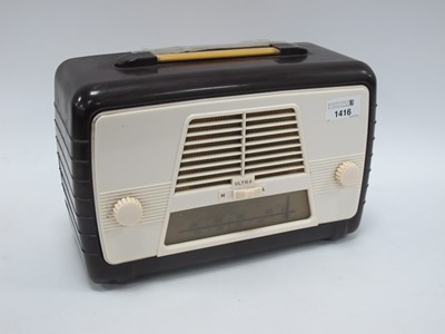 Lot 1416 - A Vintage Ultra Radio, 31cm x 20cm (with...
