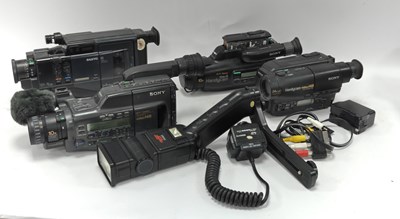 Lot 1039 - Video Camcorders to include Sony Video Hi8...