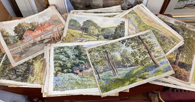 Lot 1503 - Richard A Sidall (Sheffield Artist) Landscapes,...