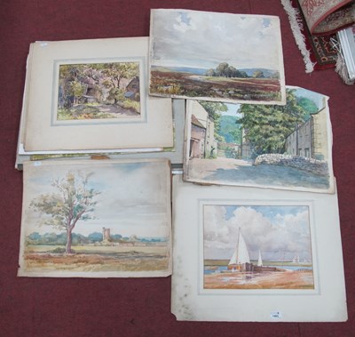 Lot 1463 - Richard A Siddall (Sheffield Artist),Blue...