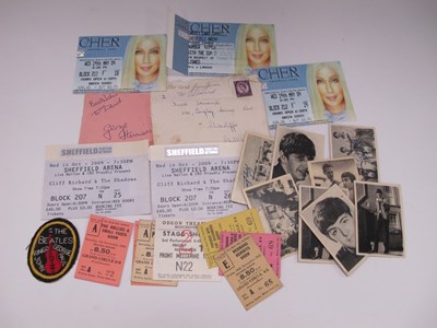 Lot 861 - Collection of Vintage Concert Ticket Stubs &...