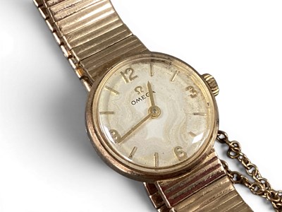 Lot 245 - Omega; A Vintage Ladies Wristwatch, the signed...