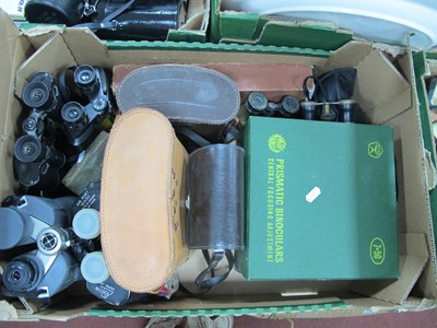 Lot 1100 - Binoculars, including BBT Krauss Nikos 12x43,...