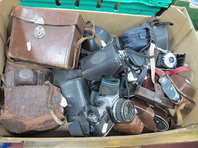 Lot 1104 - Mixed cameras, including Kodak Retinette 1B,...