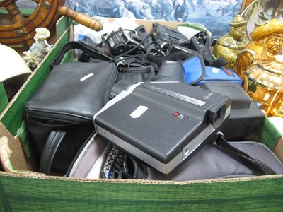 Lot 1017 - Cameras, including Yashica FX-103 with Yashica...