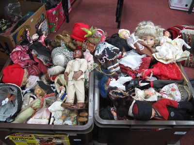 Lot 1340 - A large collection of Dolls all in different...