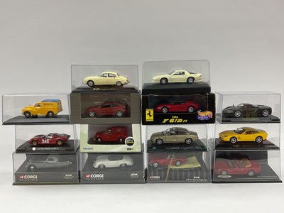 Lot 649 - Fourteen 1:43 scale diecast model vehicles by...