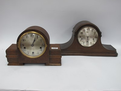 Lot 1418 - Enfield & Junghans Oak Cased Westminster...
