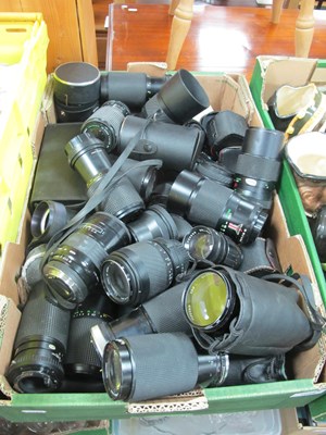 Lot 1059 - A large collection of Camera Lenses to include...
