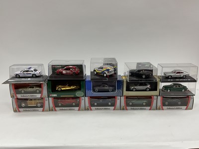 Lot 643 - Fifteen 1:43rd scale diecast model vehicles by...