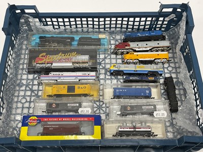 Lot 516 - Six American N gauge locomotives: a boxed...