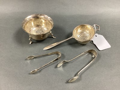 Lot 30 - A Hallmarked Silver Sugar Bowl, JP, Sheffield...
