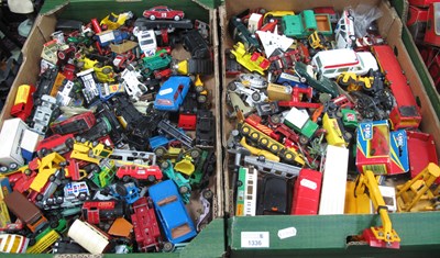 Lot 1336 - Large quantity of vintage die-cast vehicles...
