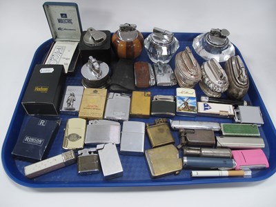 Lot 1301 - Collection of table and pocket lighters,...