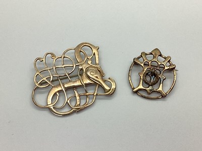Lot 146 - Shetland Silver Hallmarked Silver Openwork...