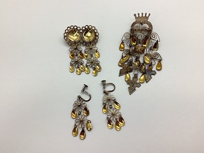 Lot 143 - A Decorative Norwegian Solje Heart and Crown...