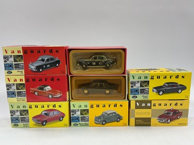 Lot 614 - Six Lledo Vanguards 1:43 scale diecast model...