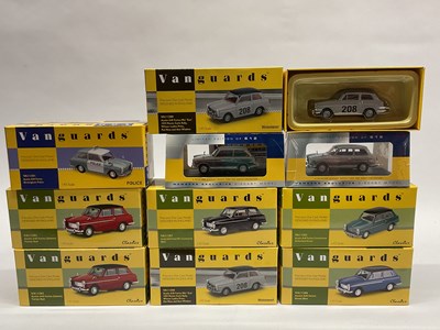 Lot 619 - Ten Lledo Vanguards 1:43 scale diecast model...