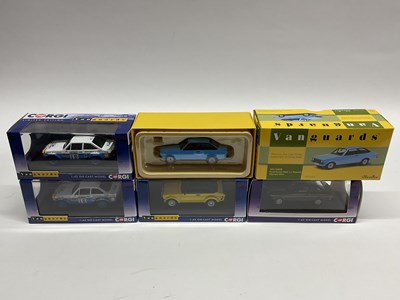 Lot 684 - Five Corgi, Lledo Vanguards 1:43 scale diecast...