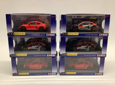 Lot 604 - Six Corgi Vanguards 1:43 scale diecast model...