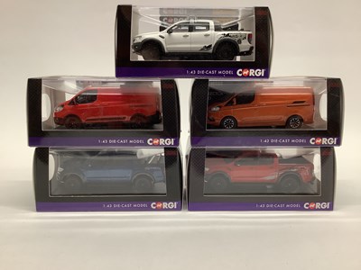 Lot 602 - Five Corgi Vanguards 1:43rd scale diecast...