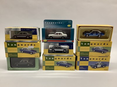 Lot 603 - Eight Lledo, Corgi Vanguards 1:43rd scale...