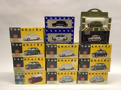 Lot 643 - Fourteen 1:43rd scale diecast model Minis by...