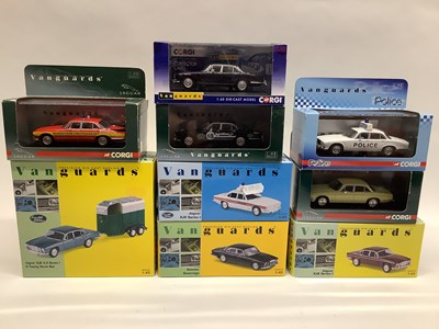 Lot 651 - Nine Lledo, Corgi Vanguard 1:43rd scale...