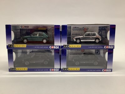 Lot 635 - Four Corgi Vanguards 1:43rd scale diecast...