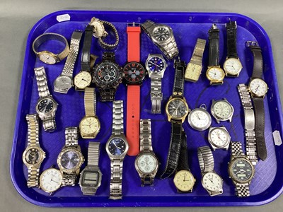 Lot 196 - A Collection of Assorted Gent's Wristwatches,...