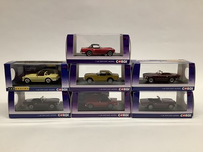 Lot 661 - Seven Corgi Vanguards 1:43rd scale diecast...