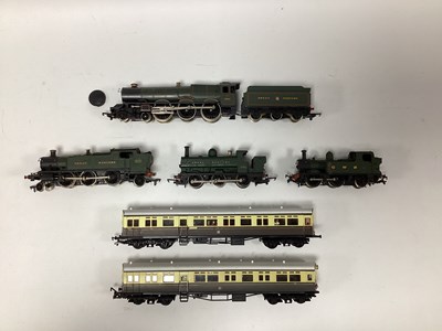 Lot 551 - Four 00 gauge Great Western locomotives: a...