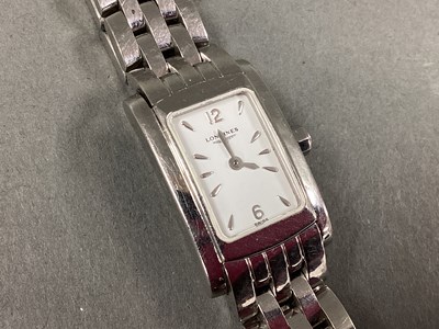 Lot 250 - Longines; 'Dolce Vita' Ladies Wristwatch, the...