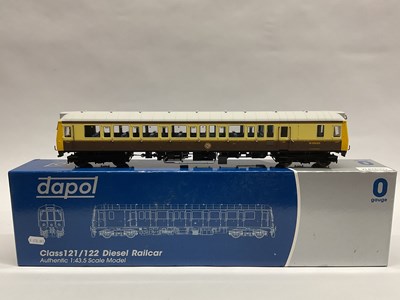 Lot 782 - A boxed Dapol O gauge Class 121 diesel railcar...