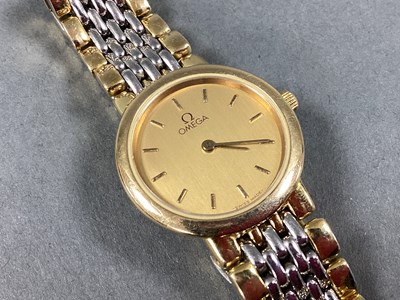 Lot 248 - Omega; 'De Ville' Ladies Bi-Colour Wristwatch,...