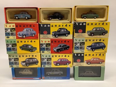 Lot 605 - Twelve Lledo, Corgi Vanguards 1:43rd scale...