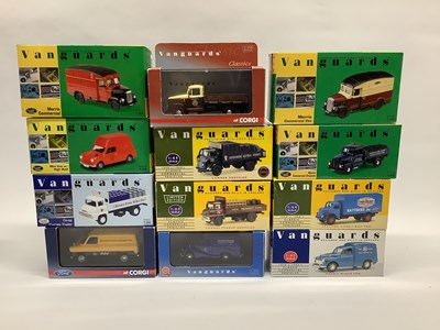 Lot 674 - Twelve Lledo, Corgi Vanguards 1:43/1:64 scale...