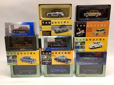 Lot 681 - Twelve Lledo, Corgi Vanguards 1:43rd scale...