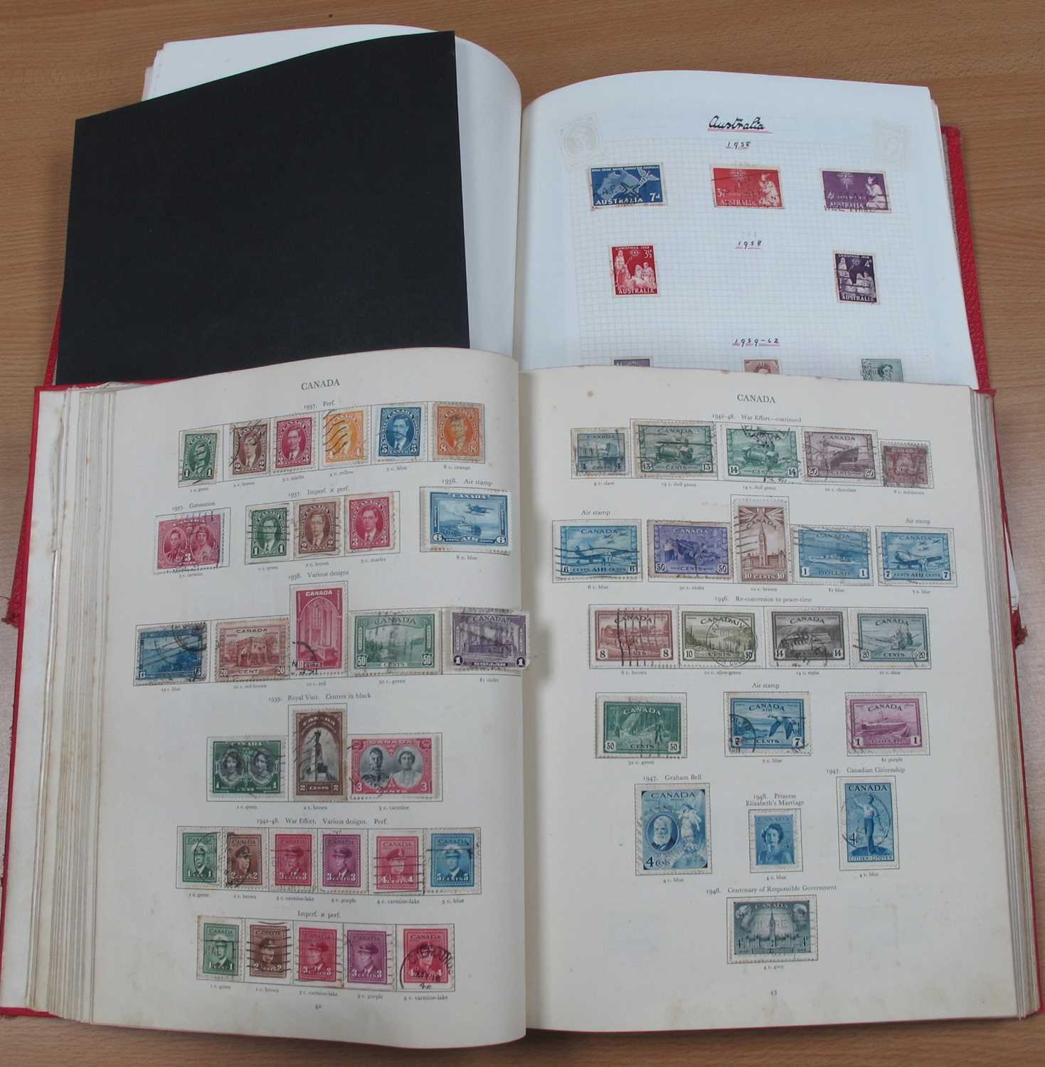 Lot 334 - Stamps; A collection of KGVI Commonwealth...