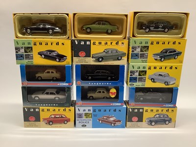Lot 600 - Twelve Lledo, Corgi Vanguards 1:43rd scale...
