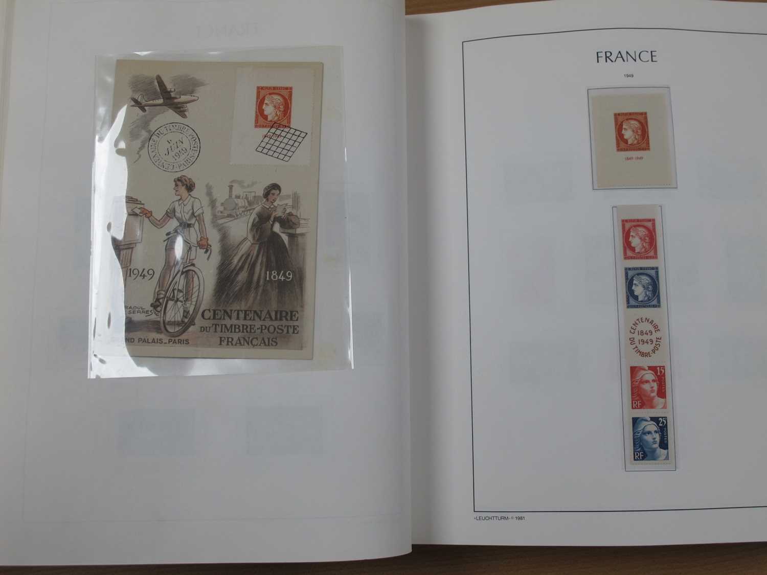 Lot 330 - Stamps; A large collection of France, housed...