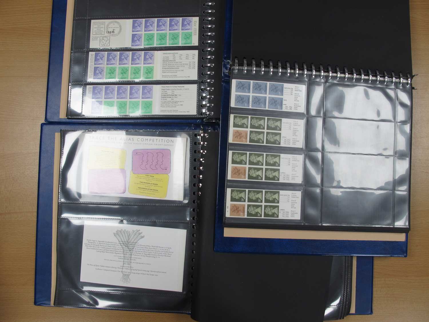 Lot 324 - Stamps; A collection of over 300 G.B. booklets,...