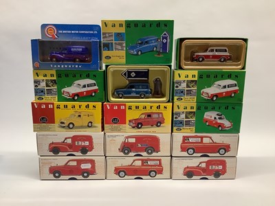 Lot 607 - Thirteen 1:43rd scale diecast model vans by...